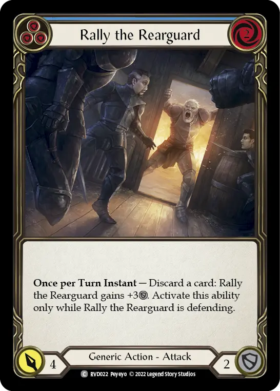 Card: Rally the Rearguard (blu)