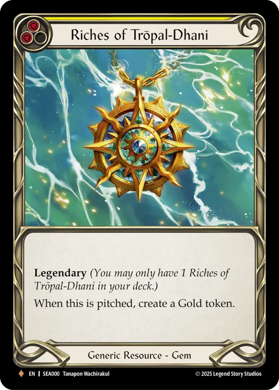 Card: Riches of Trōpal-Dhani (yel)