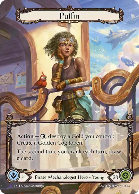 Card: Puffin