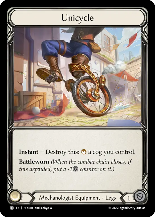 Image of the card for Unicycle