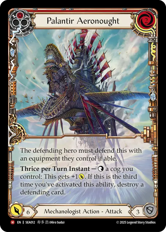 Card: Palantir Aeronought (red)