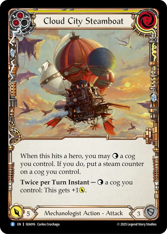 Card: Cloud City Steamboat (yel)