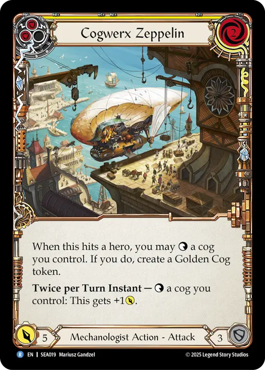Card: Cogwerx Zeppelin (yel)