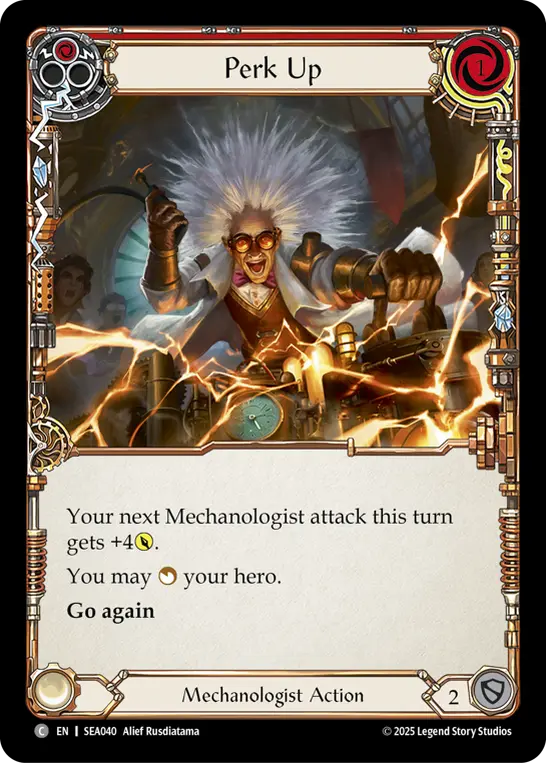 Card: Perk Up (red)