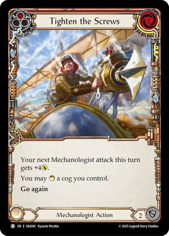 Card: Tighten the Screws (red)