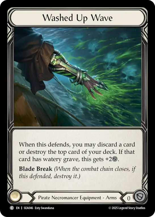 Card: Washed Up Wave