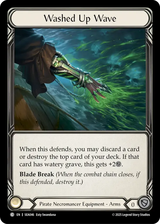 Card: Washed Up Wave