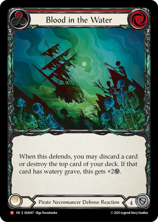 Card image of Blood in the Water (Red)