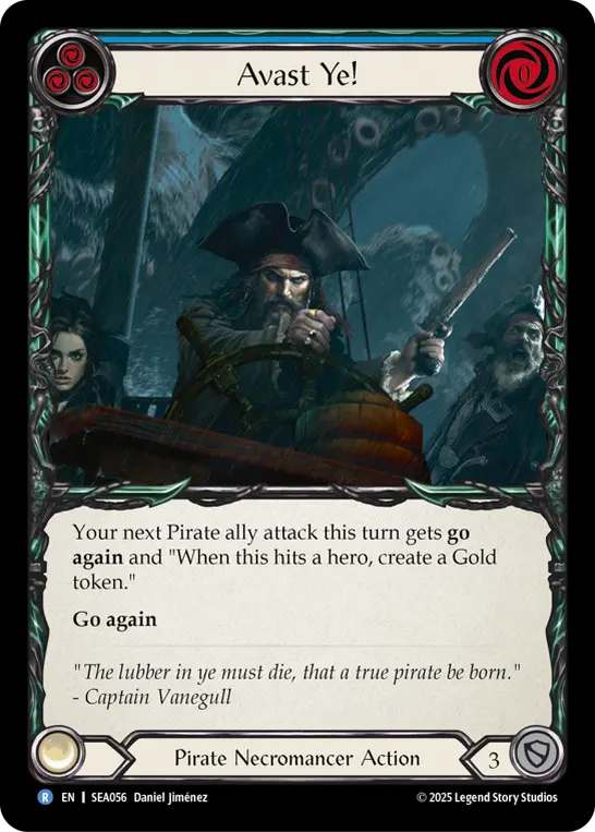 Image of the card for Avast Ye! (Blue)