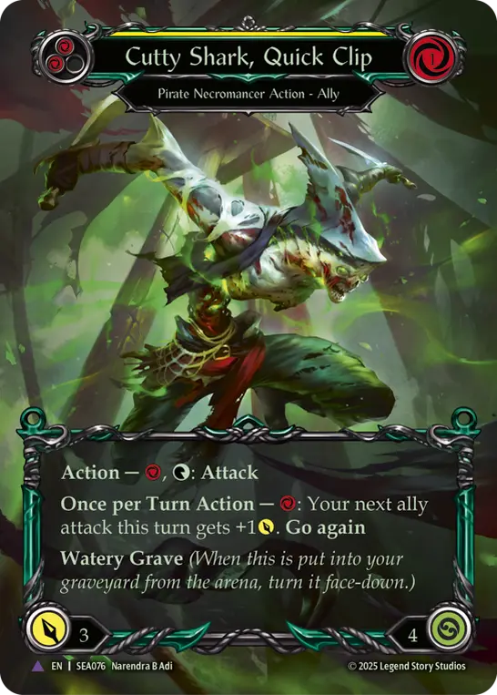 Card: Cutty Shark, Quick Clip (yel)