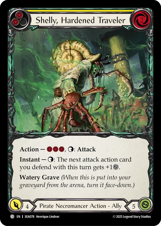 Card: Shelly, Hardened Traveler (yel)