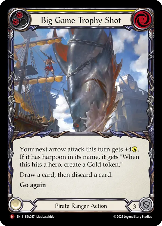 Card: Big Game Trophy Shot (yel)