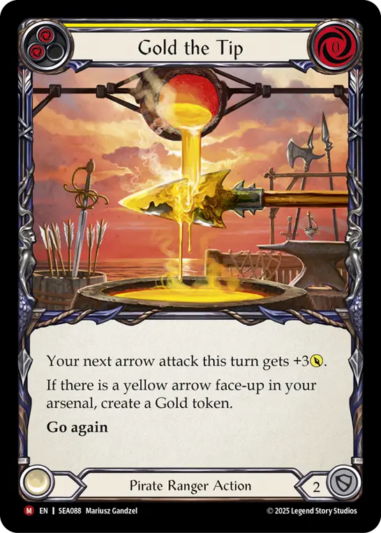 Card: Gold the Tip (yel)