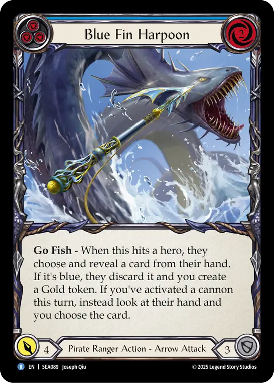 Card: Blue Fin Harpoon (blu)