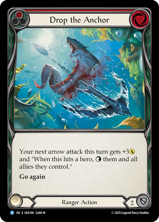 Card image of Drop the Anchor (Red)