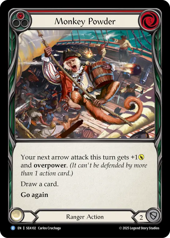 Card: Monkey Powder (red)