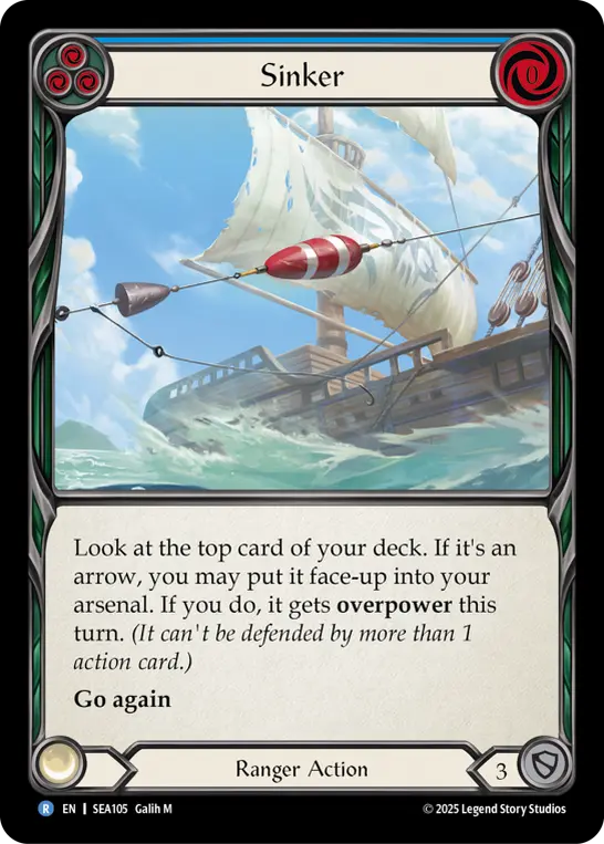 Card: Sinker (blu)