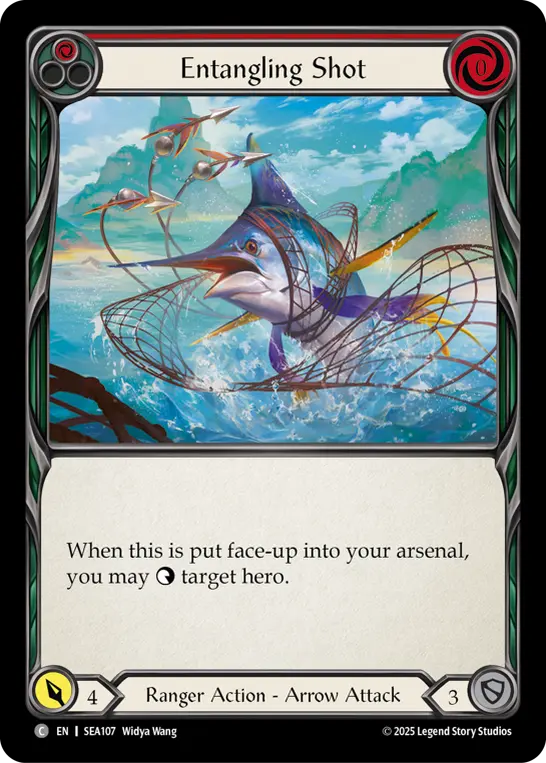 Card: Entangling Shot (red)
