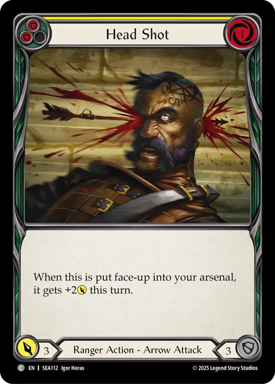 Card: Head Shot (yel)