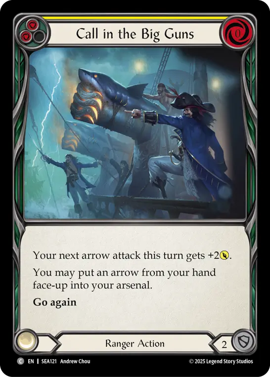 Card: Call in the Big Guns (yel)