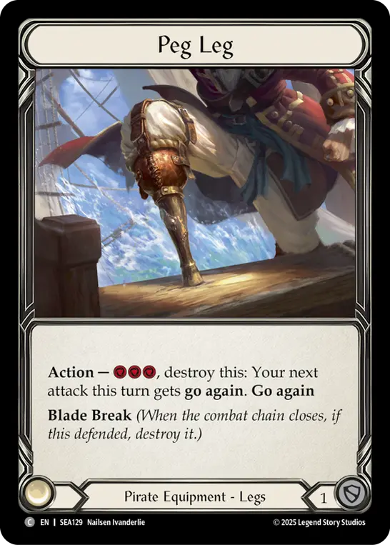 Card: Peg Leg