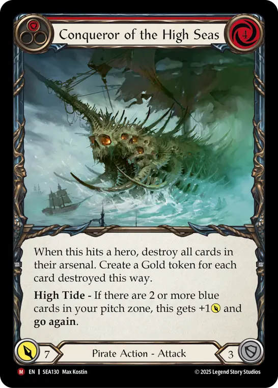 Card: Conqueror of the High Seas (red)