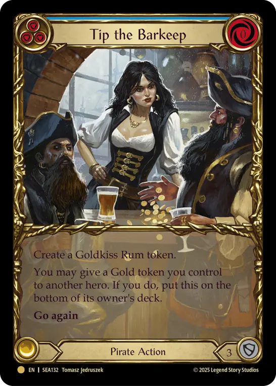 Card: Tip the Barkeep (blu)
