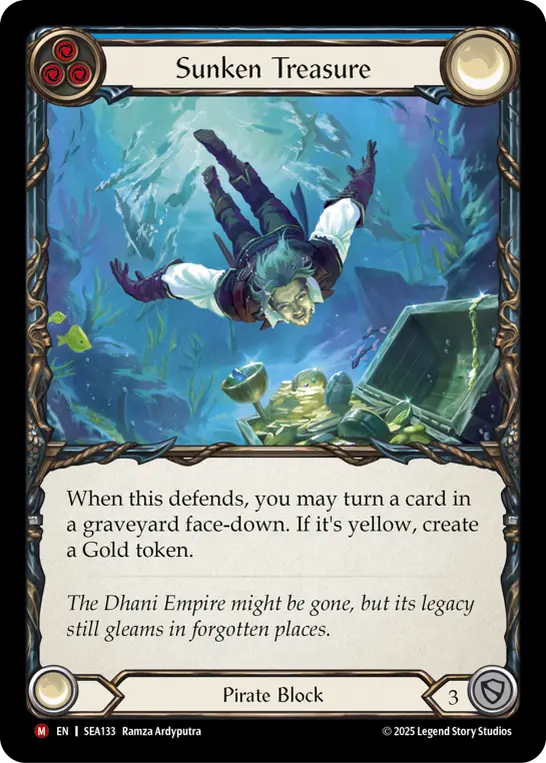 Card: Sunken Treasure (blu)