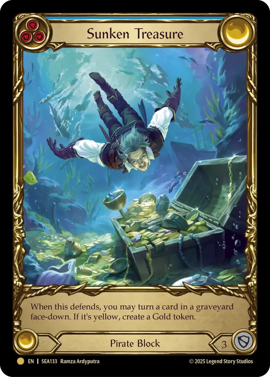 Card: Sunken Treasure (blu)