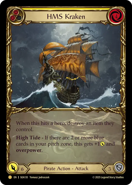 Card: HMS Kraken (yel)