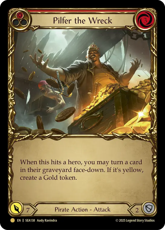 Card: Pilfer the Wreck (red)