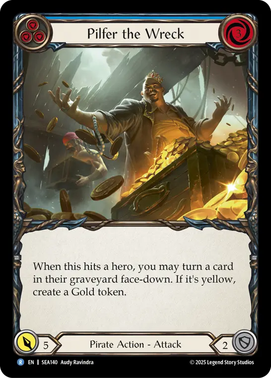 Card: Pilfer the Wreck (blu)