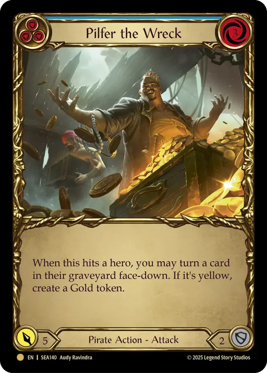 Card: Pilfer the Wreck (blu)