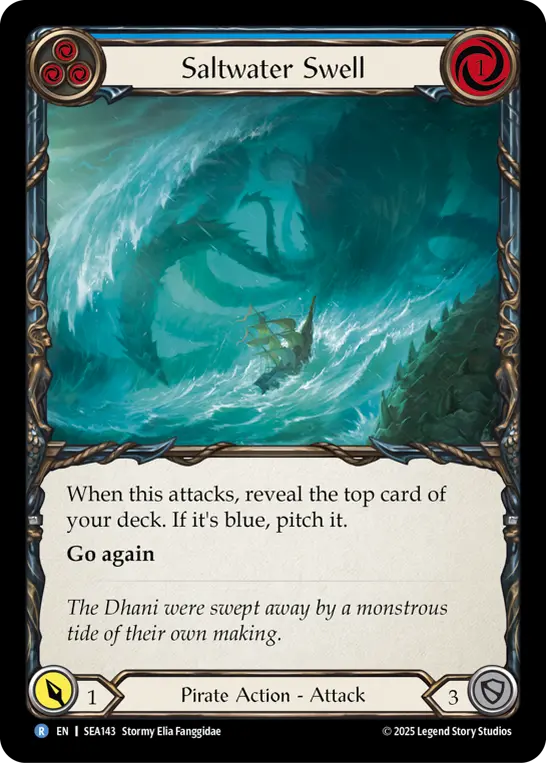 Card image of Saltwater Swell (Blue)