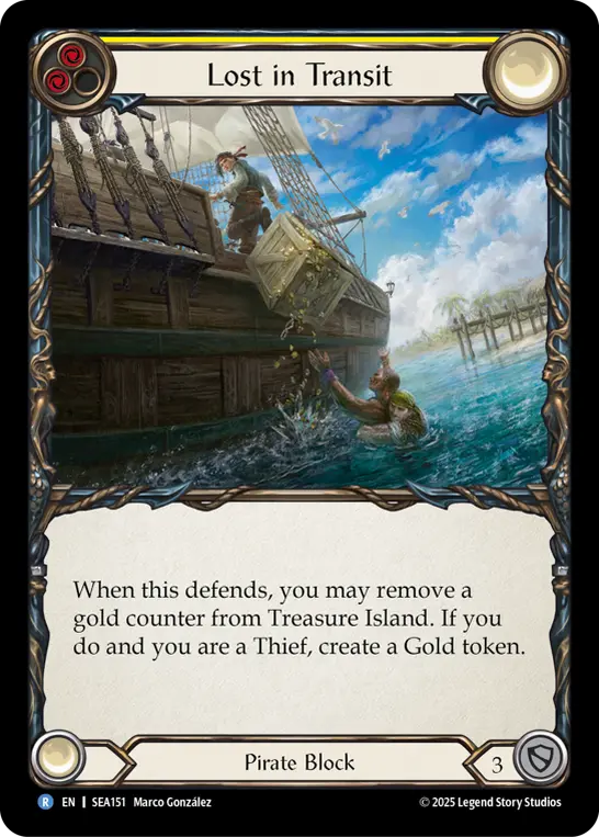 Card: Lost in Transit (yel)