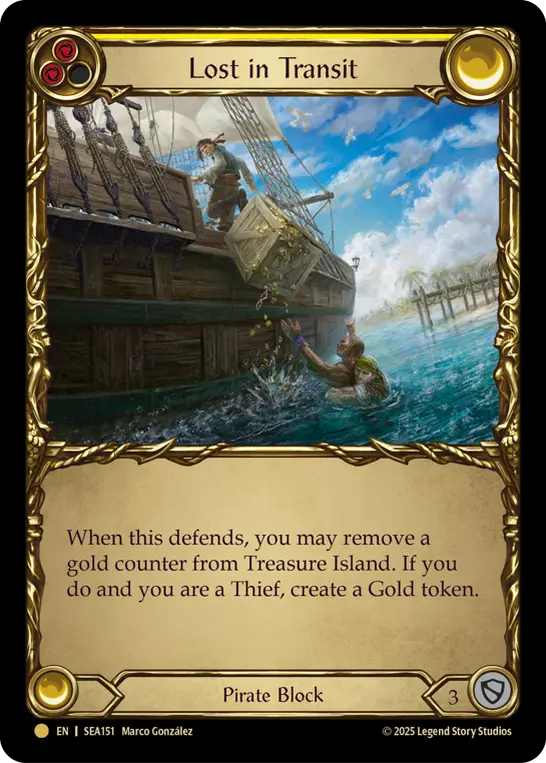 Card: Lost in Transit (yel)
