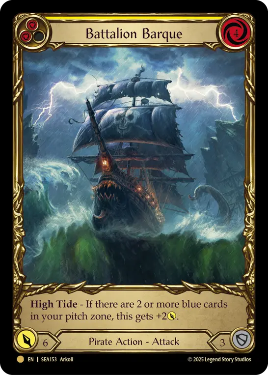 Card: Battalion Barque (yel)