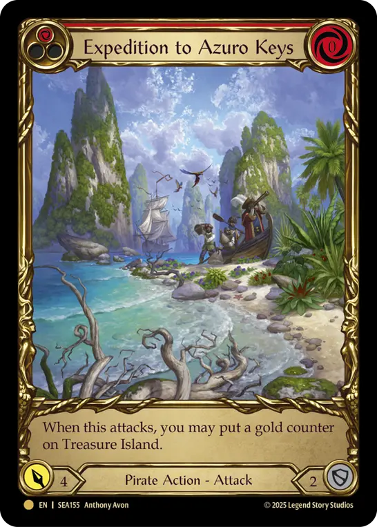 Card: Expedition to Azuro Keys (red)