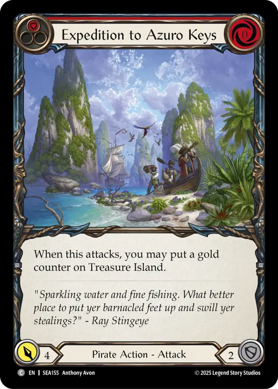 Card: Expedition to Azuro Keys (red)