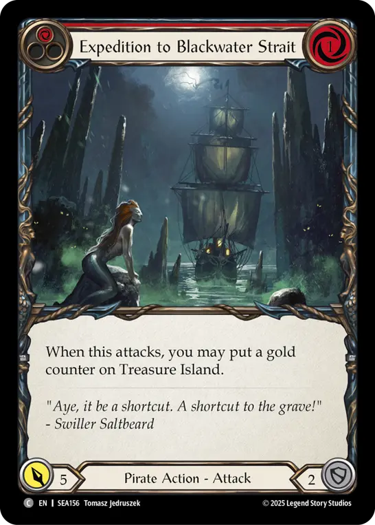 Card: Expedition to Blackwater Strait (red)
