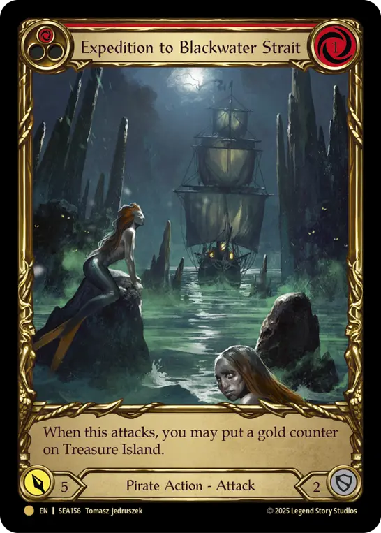 Card: Expedition to Blackwater Strait (red)