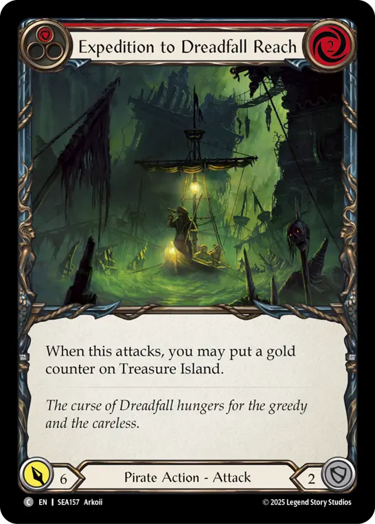 Card: Expedition to Dreadfall Reach (red)