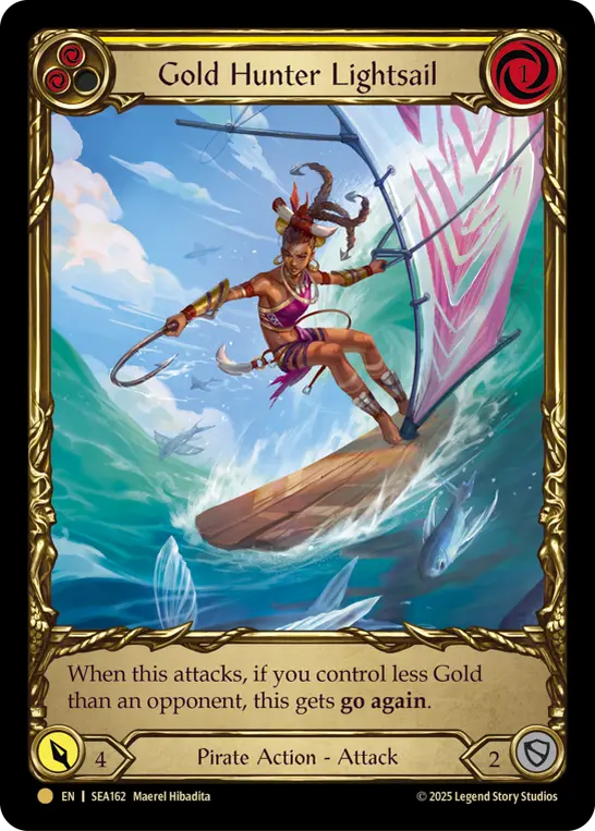 Card: Gold Hunter Lightsail (yel)