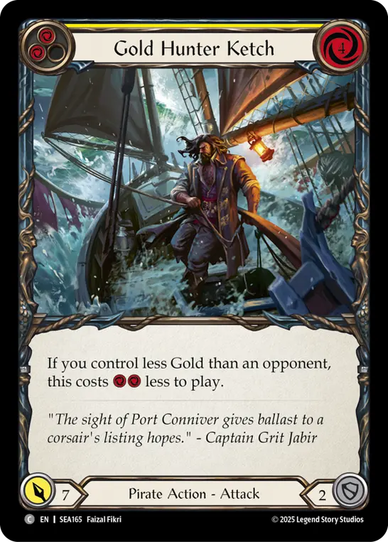 Card: Gold Hunter Ketch (yel)