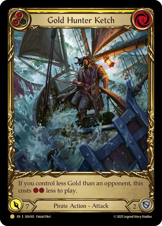 Card: Gold Hunter Ketch (yel)