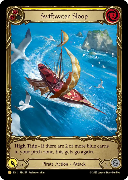 Card: Swiftwater Sloop (yel)