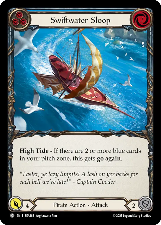 Card image of Swiftwater Sloop (Blue)