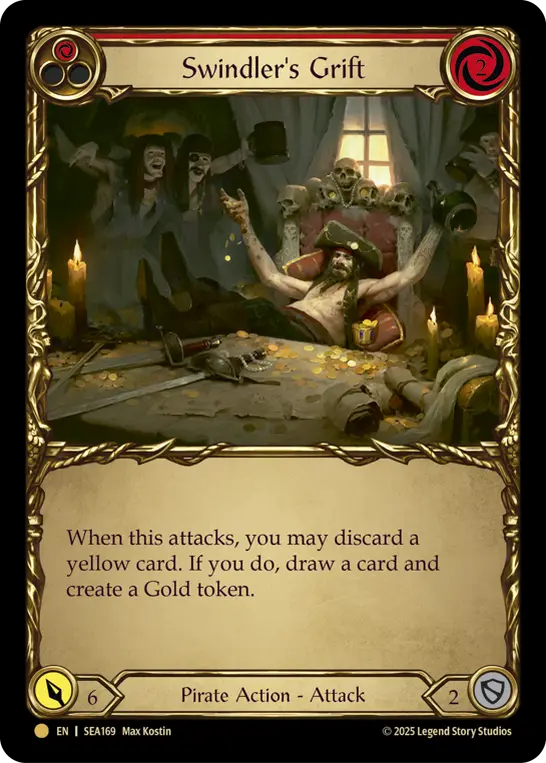 Card: Swindler's Grift (red)