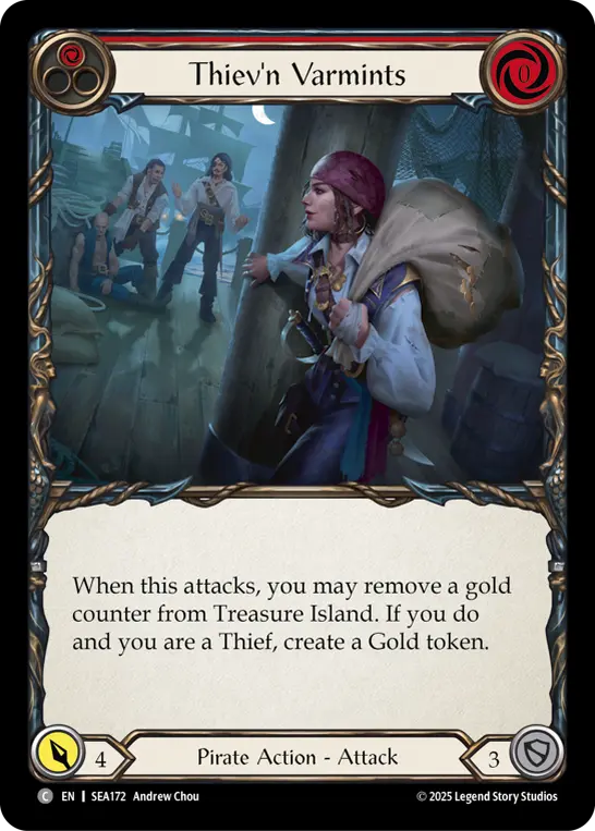 Card: Thiev'n Varmints (red)