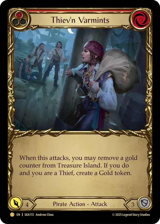 Card: Thiev'n Varmints (red)